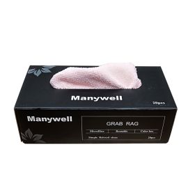Kitchen Boxed Removable Thickened Water-absorbing Quick-drying Rag (Option: Pink Rag-20x 20cm 10 Drawers)